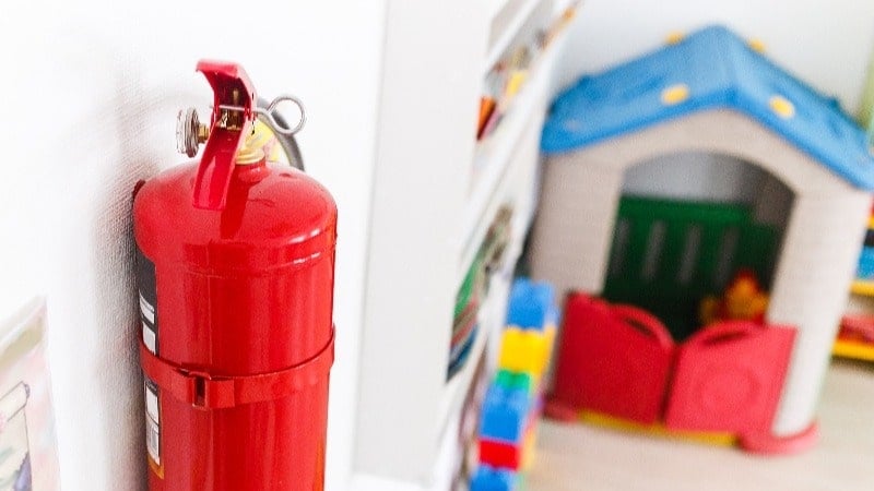 Featured image: fire extinguishers in daycare  - Read full post: How To Effectively Use Fire Extinguishers: For Daycare Providers